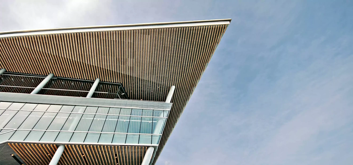 Modern architectural exterior detail (placeholder image)